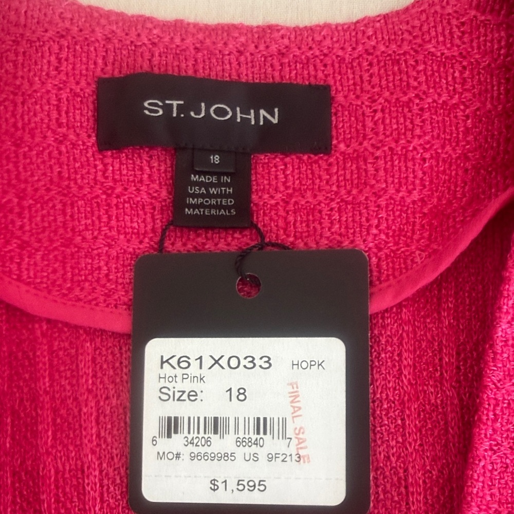St John’s two piece Pink Women's jacket and sleeveless dress. - Picture 5 of 5